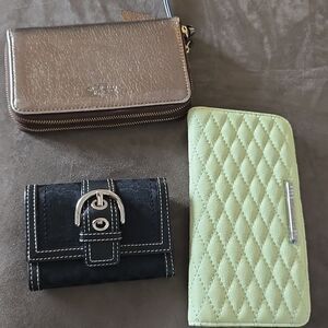 Coach/ Rebecca Minkoff Wallets